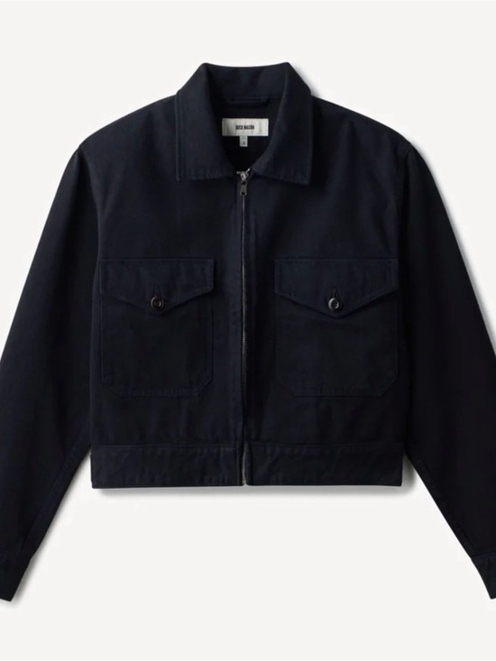 Buck Mason Jackets & Blazers - Buck Mason the ridge twill black denim mechanics jacket size small black